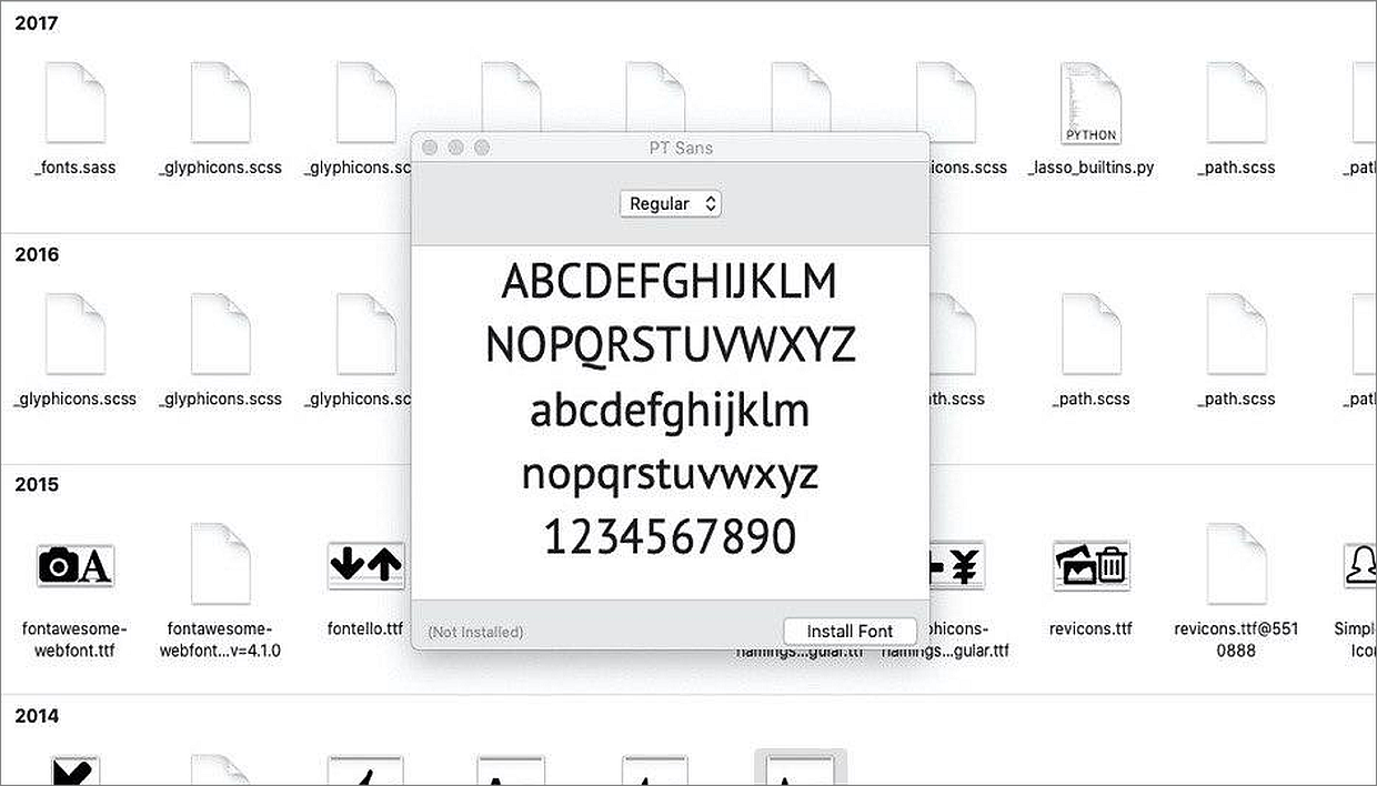 How to add new fonts to Desktop Editors? macOS font preview
