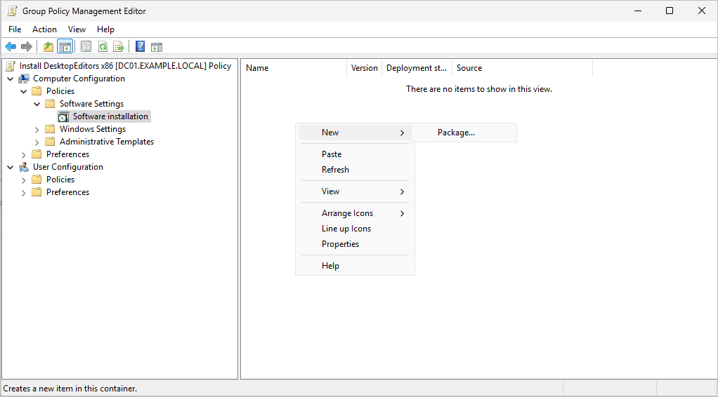 Create New Pack
