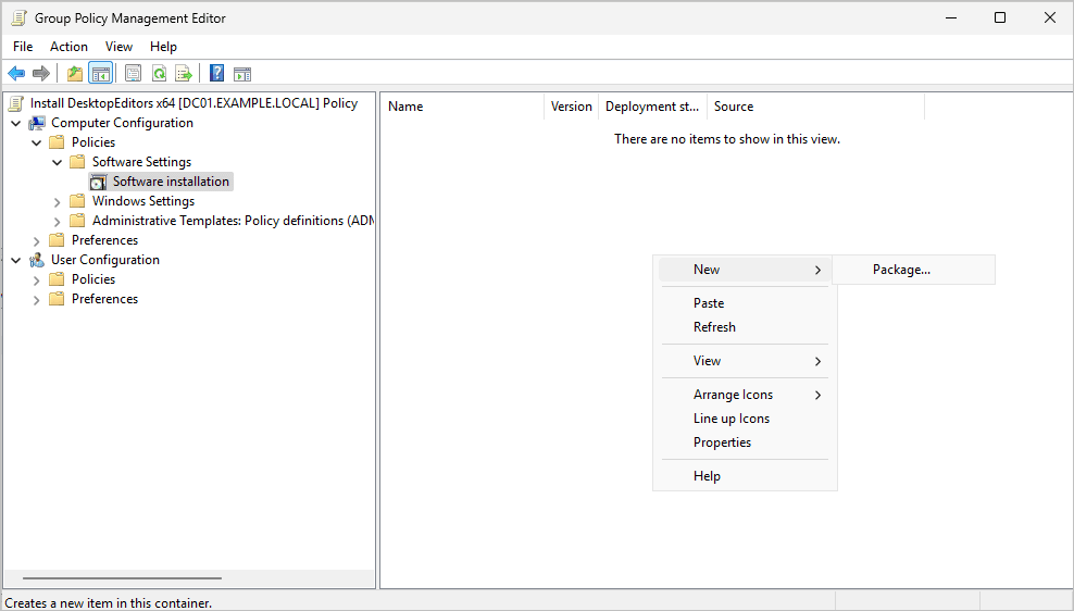 Create New Pack