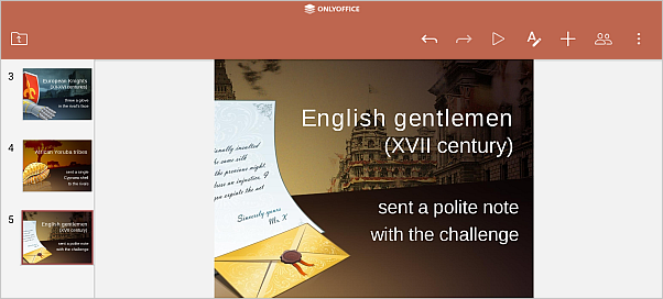 Navigation landscape