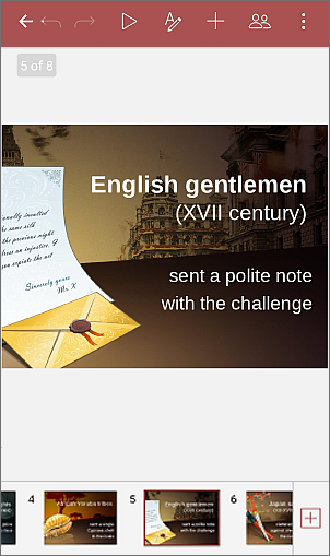 Navigation landscape