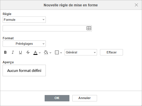Nouvelle Règle Formule