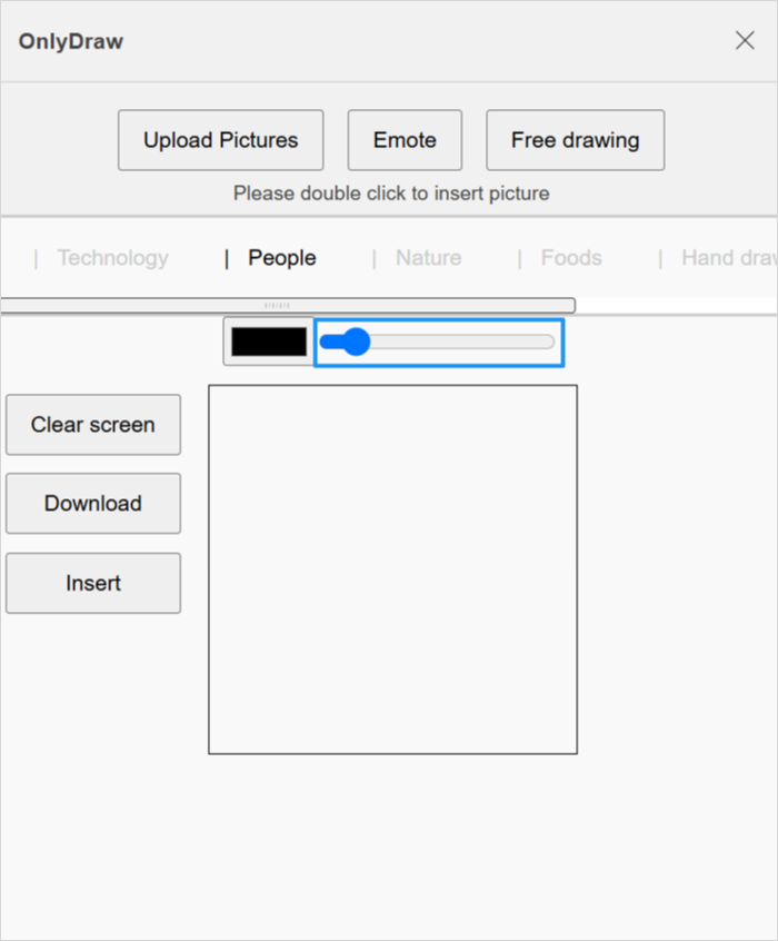 adjust brush thickness