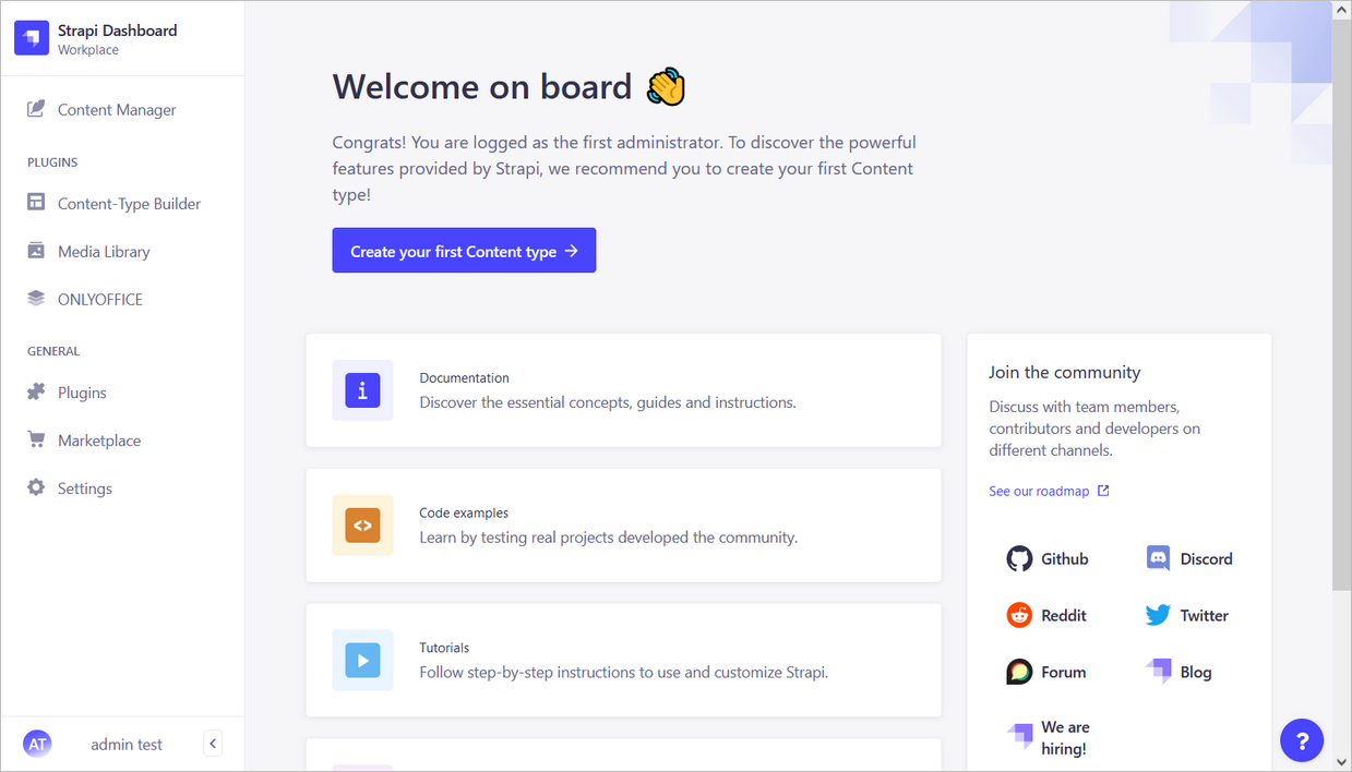 ONLYOFFICE installed