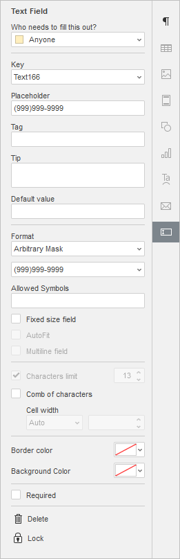 phone number settings