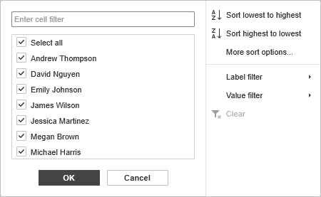 Pivot Filters