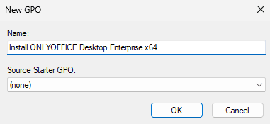 Policy Name 64-bit