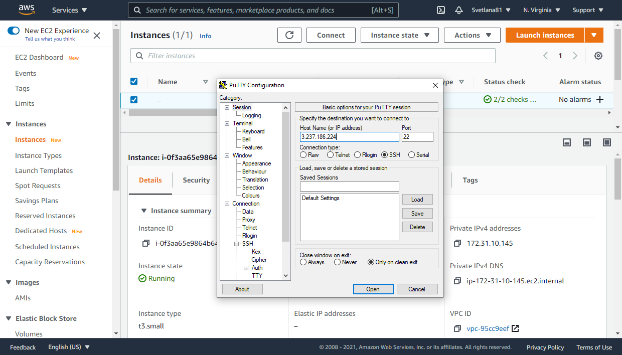 Verbinden Sie sich über SSH mit Ihrem Server