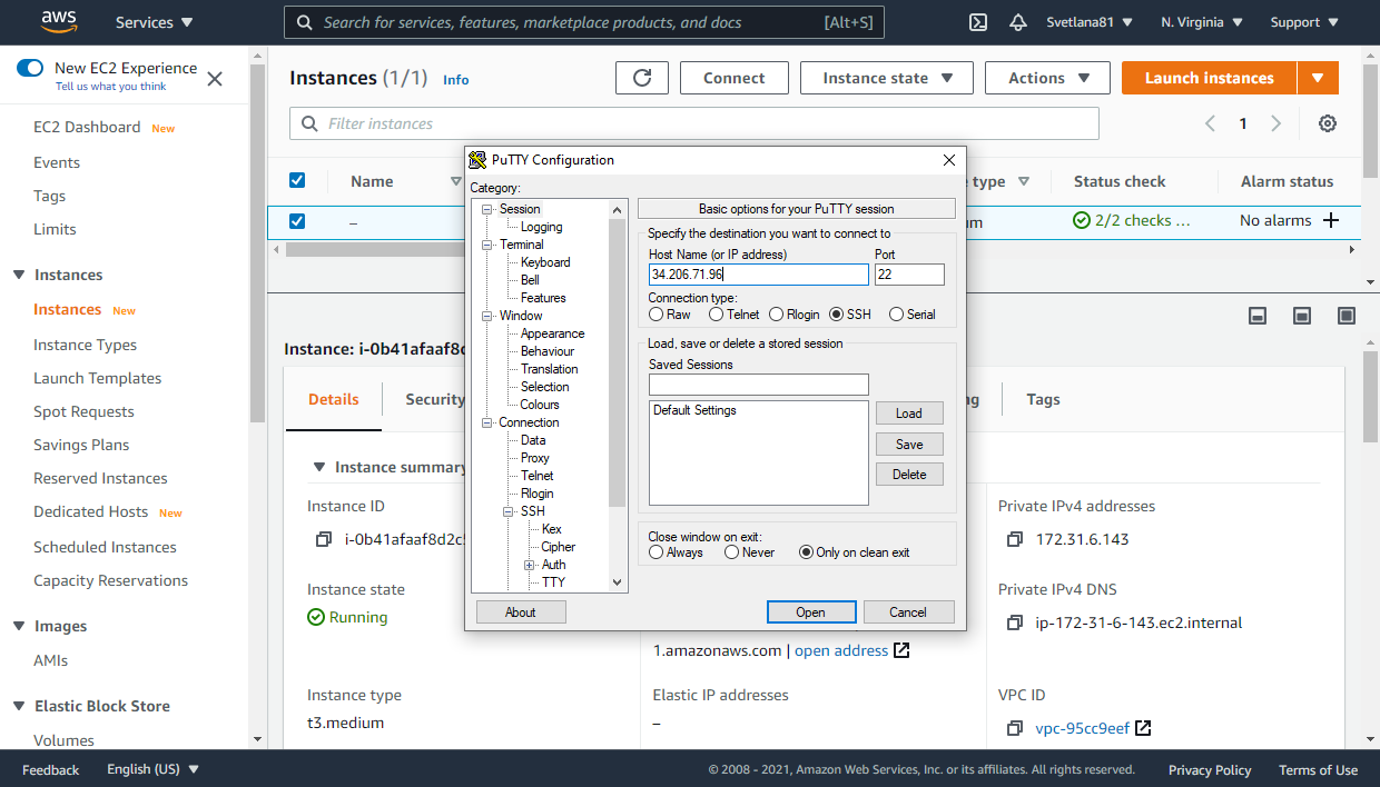 Se connecter au serveur en SSH