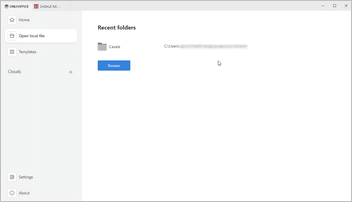 Open local file