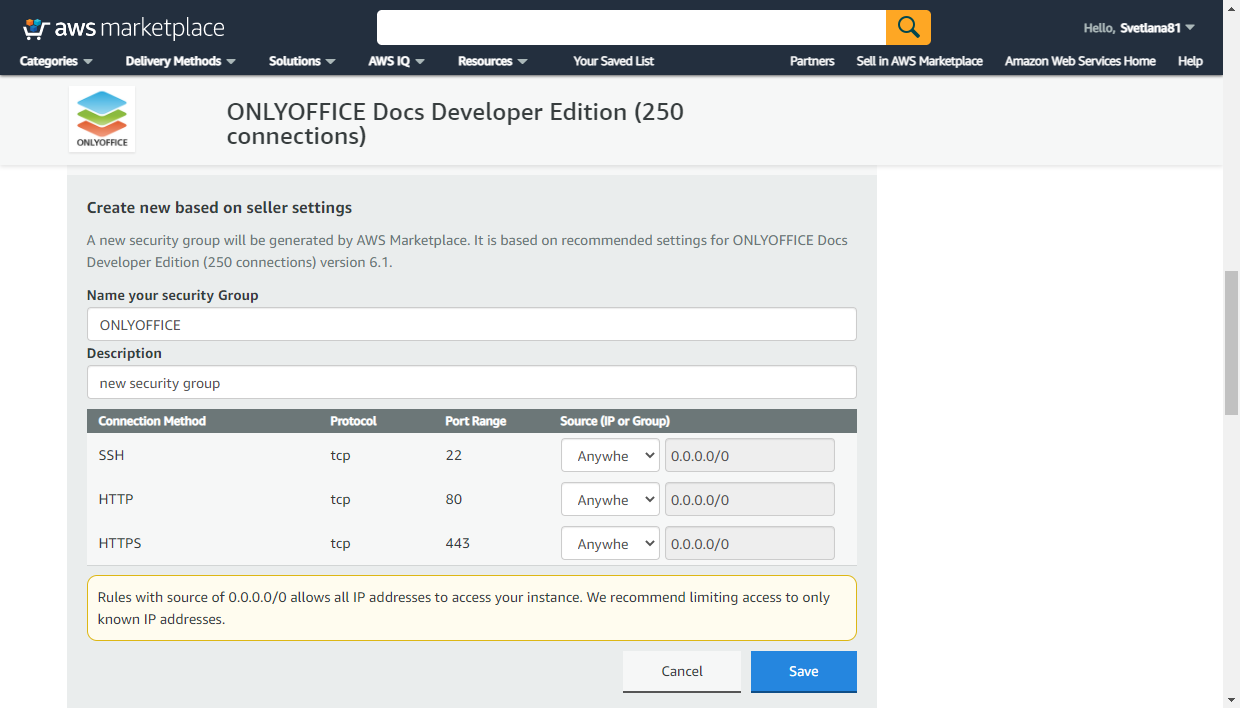 Démarrer votre instance ONLYOFFICE