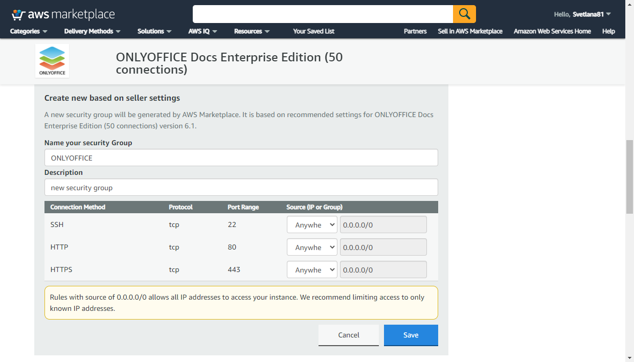 ONLYOFFICE-Instanz starten