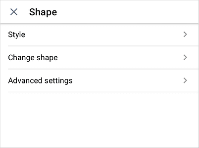 Autoshape border