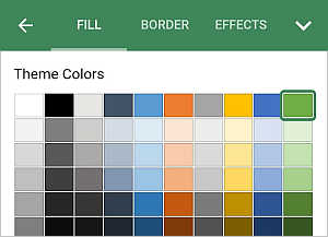 Shape Settings - Fill