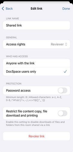 Shared links