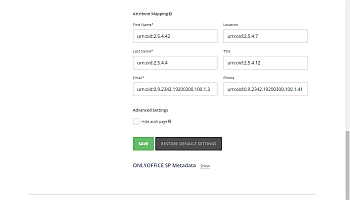 How to configure Shibboleth IdP and ONLYOFFICE SP