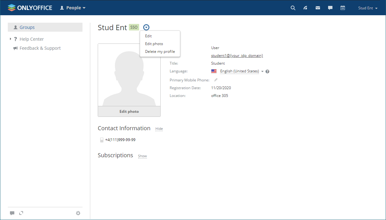 How to configure ONLYOFFICE SP and AD FS IdP