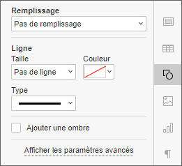 Paramètres SmartArt