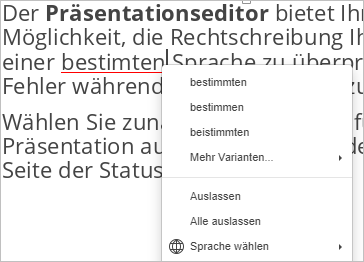Rechtschreibprüfung