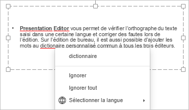 Vérification orthographique