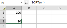 SQRT Function