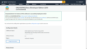Démarrer votre instance ONLYOFFICE