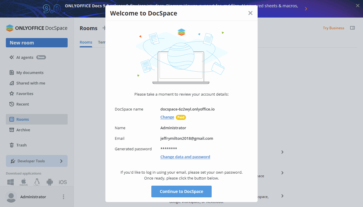 Creating ONLYOFFICE DocSpace in a cloud? Step 1