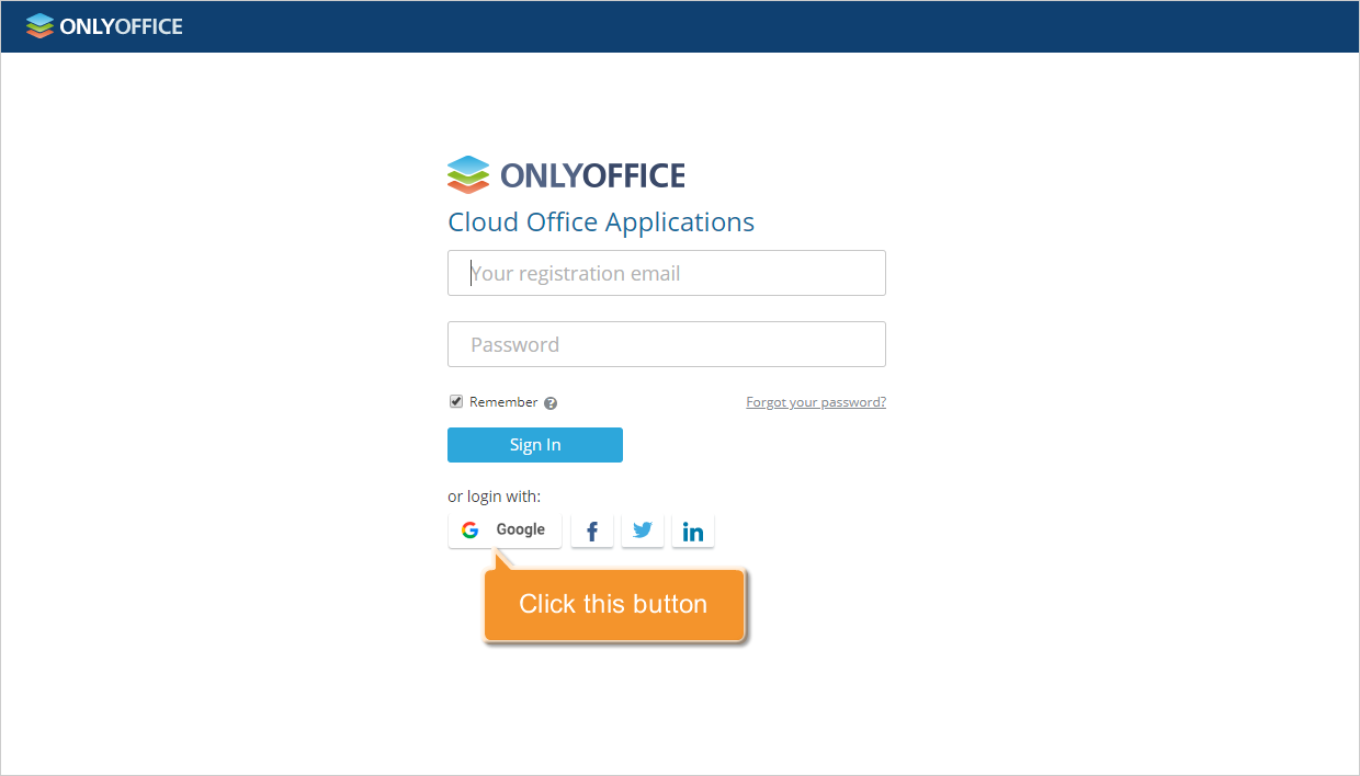 How ONLYOFFICE handles Google user data