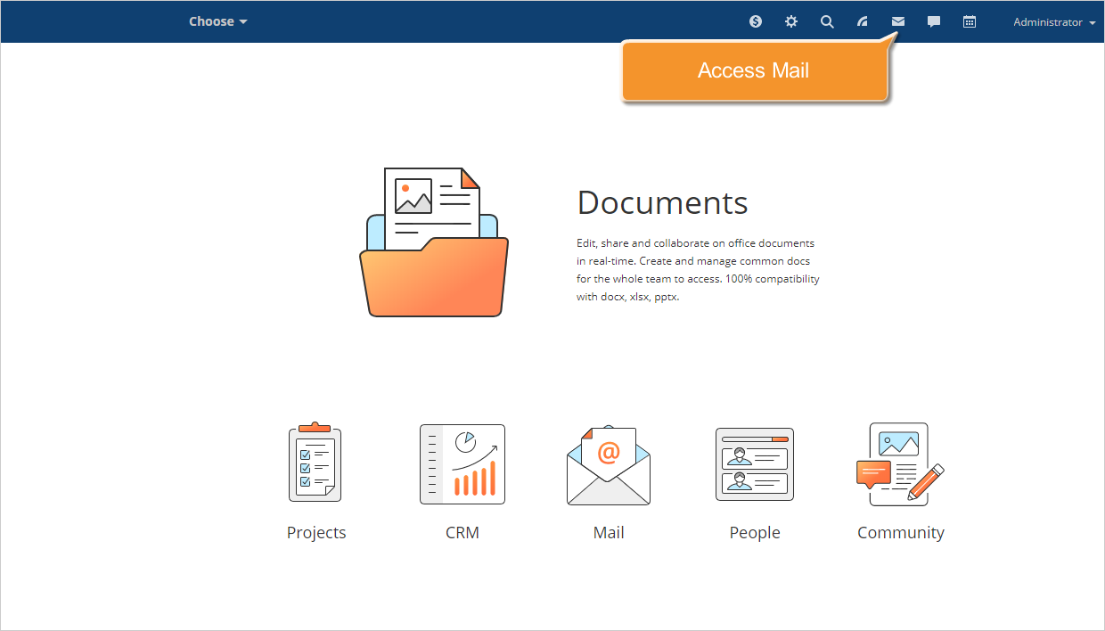 How to set up the portal Mail Server? Step 1
