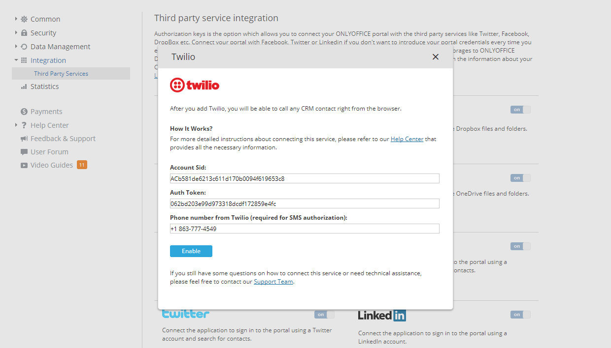 How to call your customers directly from your CRM? Step 1