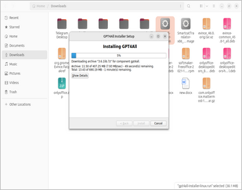 Installing GPT4All