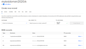 Set up your domain name