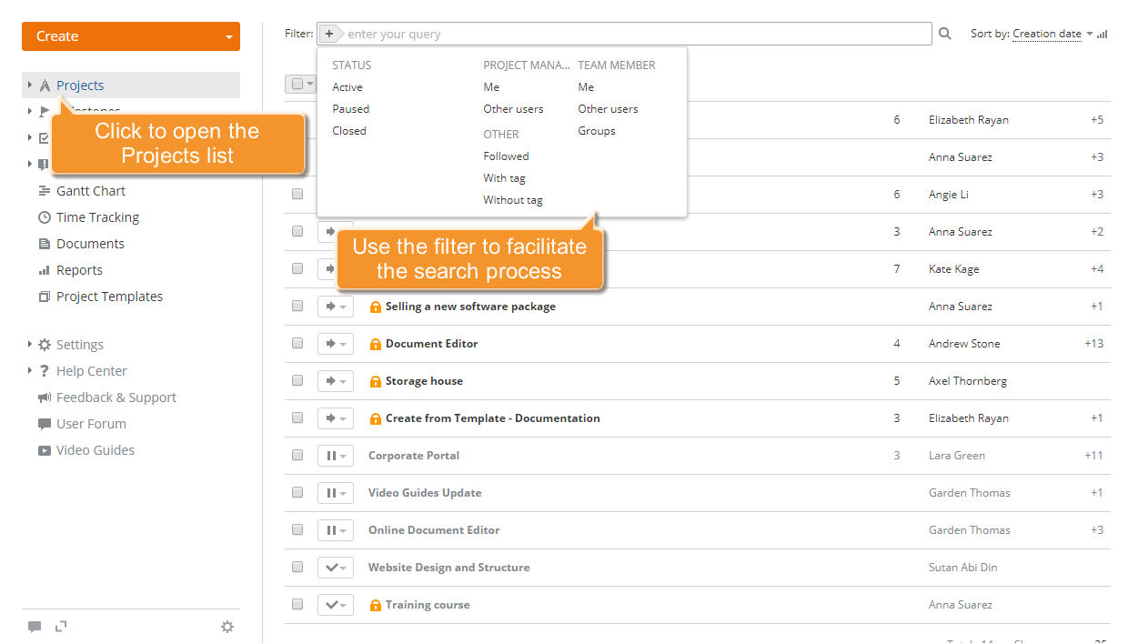 How to restrict access to your project? Step 2