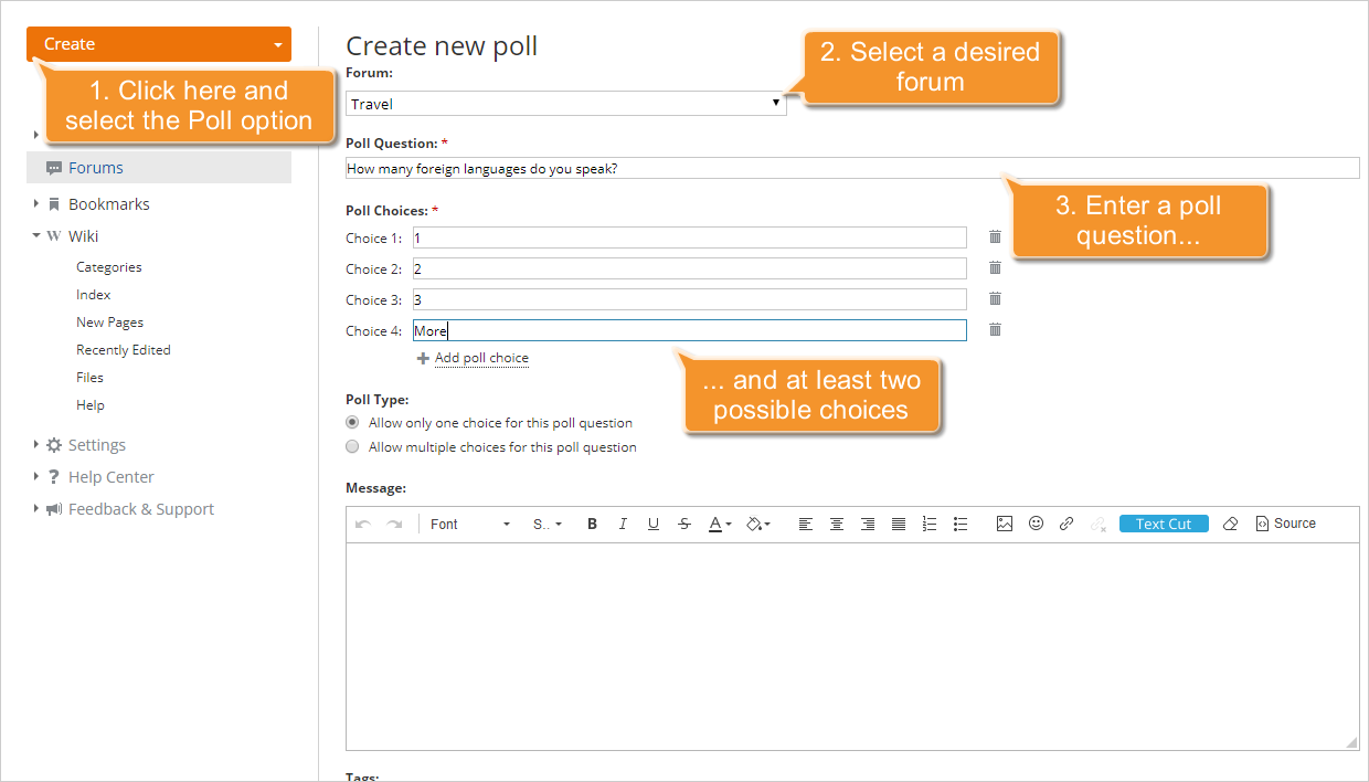 How to make your forum more interactive? Step 2