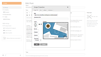 How to insert an image into your posted message? Step 2