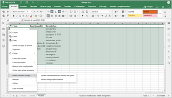 renvoi du texte à la ligne dans excel étape 1