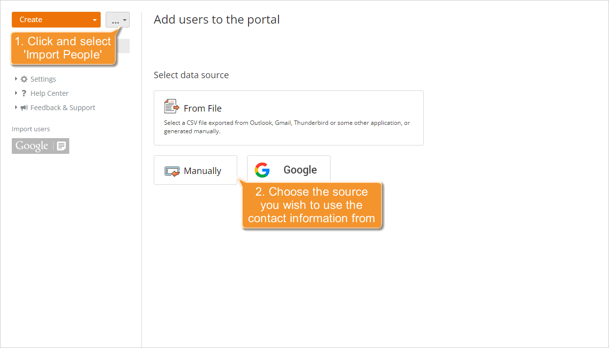 Comment ajouter des invités à votre portail? Importer des comptes d'invités