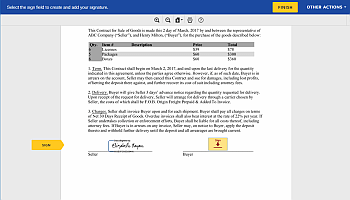 How to send documents for signature? Step 3