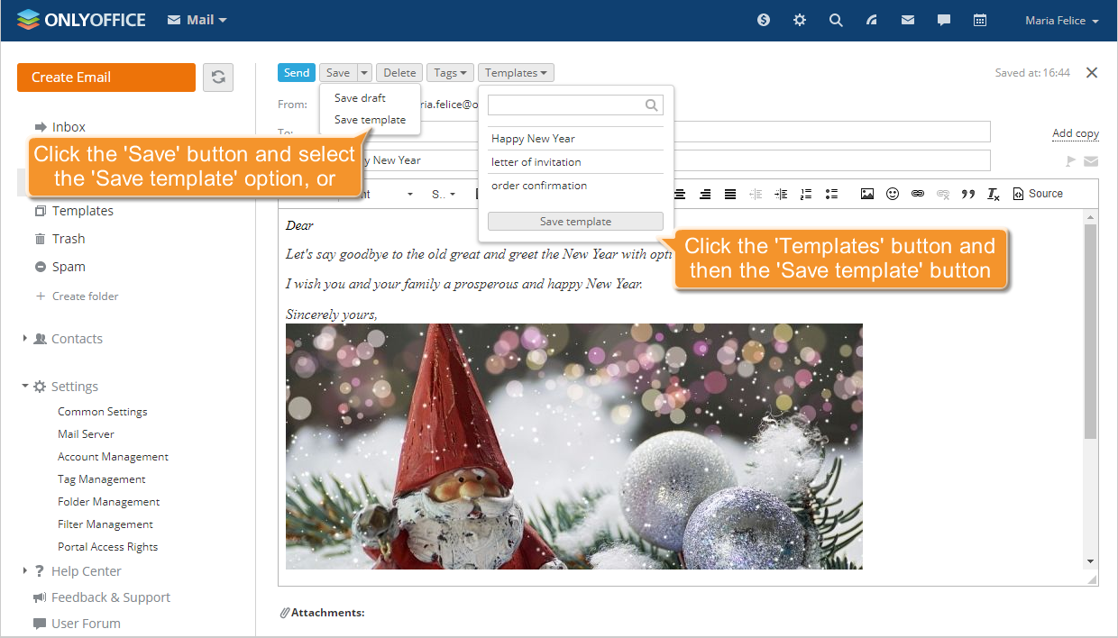 How to create email templates? Step 2