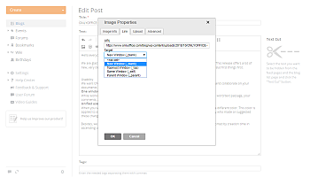 How to insert an image into your posted message? Step 2