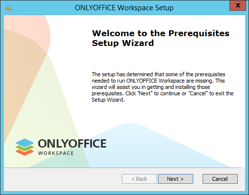 How to deploy ONLYOFFICE Workspace Community for Windows on a local server? Step 2