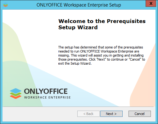 How to deploy ONLYOFFICE Workspace Enterprise for Windows on a local server? Step 2