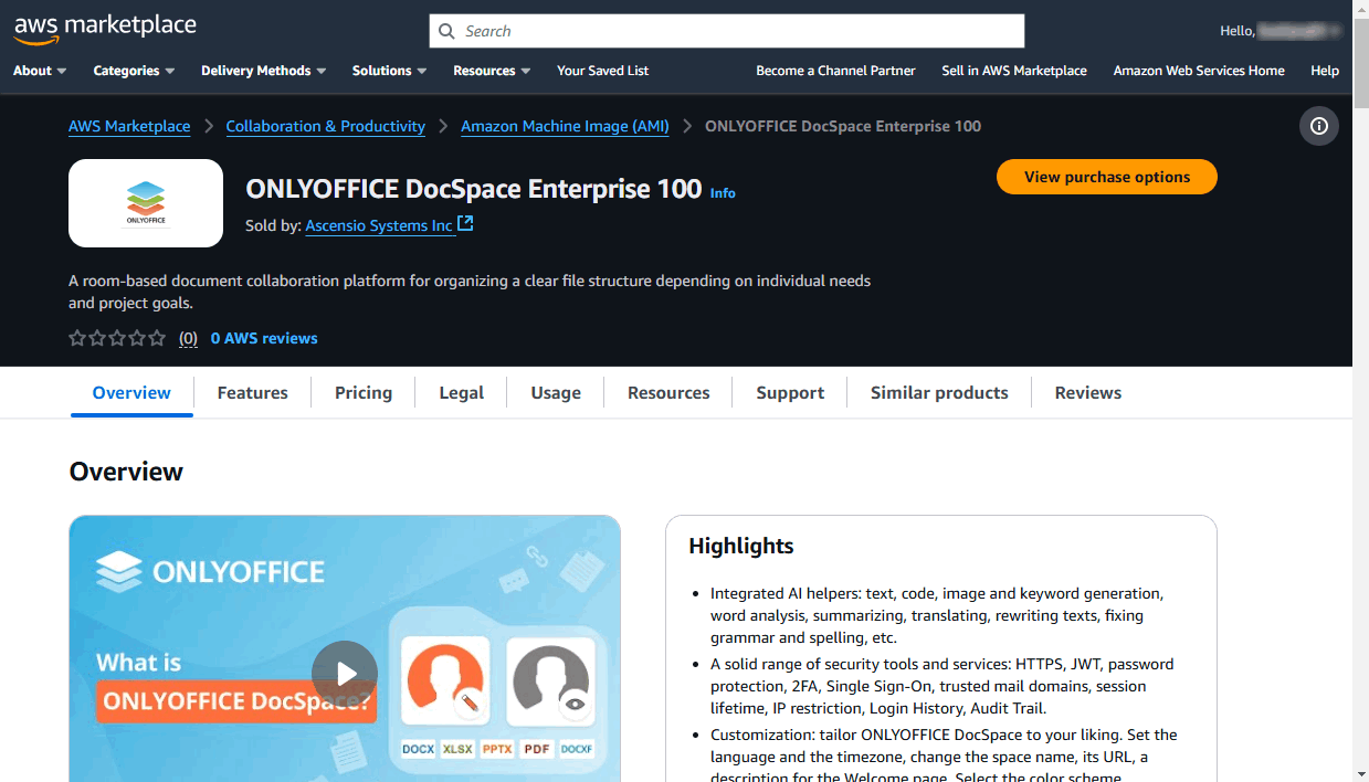 Choisir une ONLYOFFICE AMI appropriée