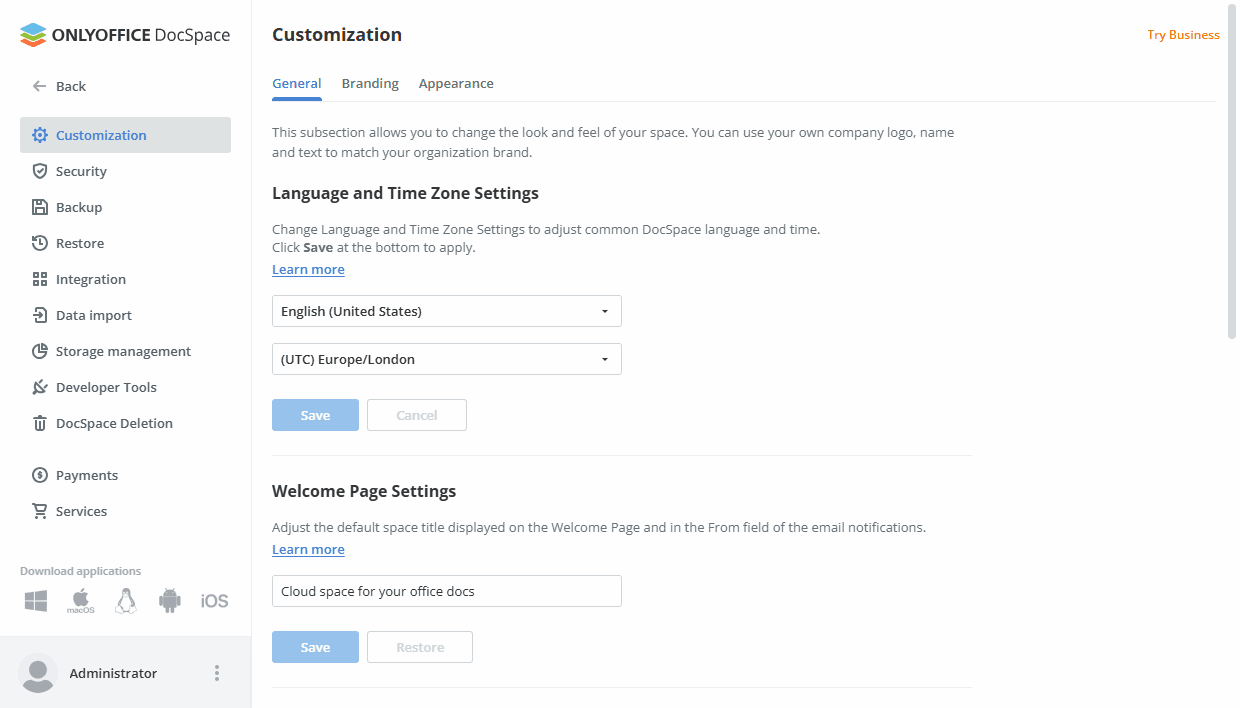 Creating ONLYOFFICE DocSpace in a cloud? Step 2