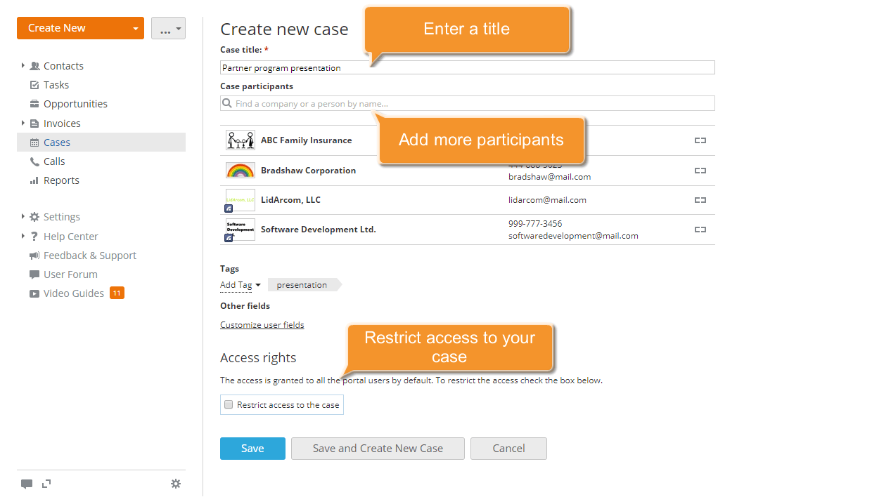 How to organize and track a common event? Step 2