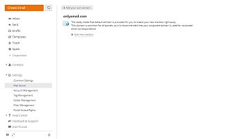 How to set up the portal Mail Server? Step 2