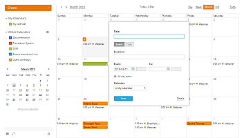 How to create an all-day event? Step 2