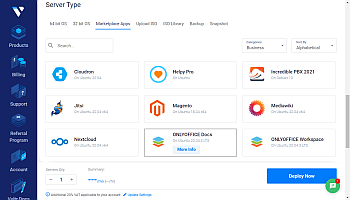 Create your instance in Vultr