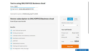 How to pay for your portal? Step 2