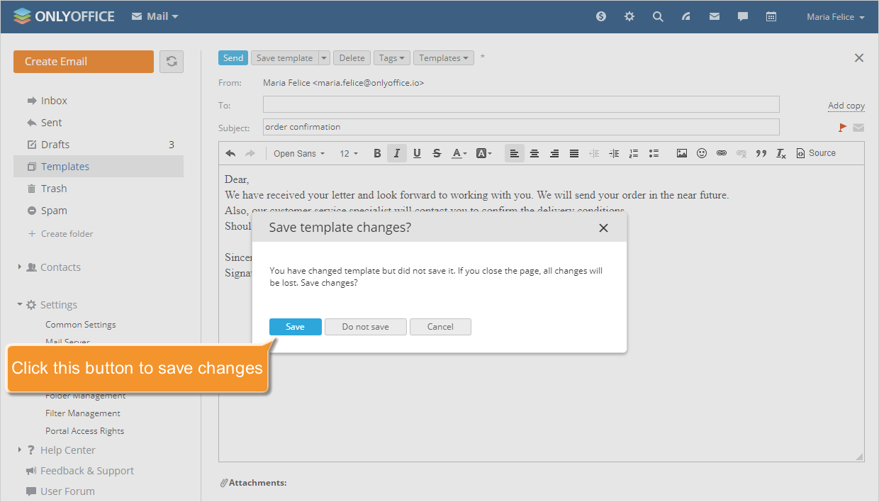 How to create email templates? Step 3